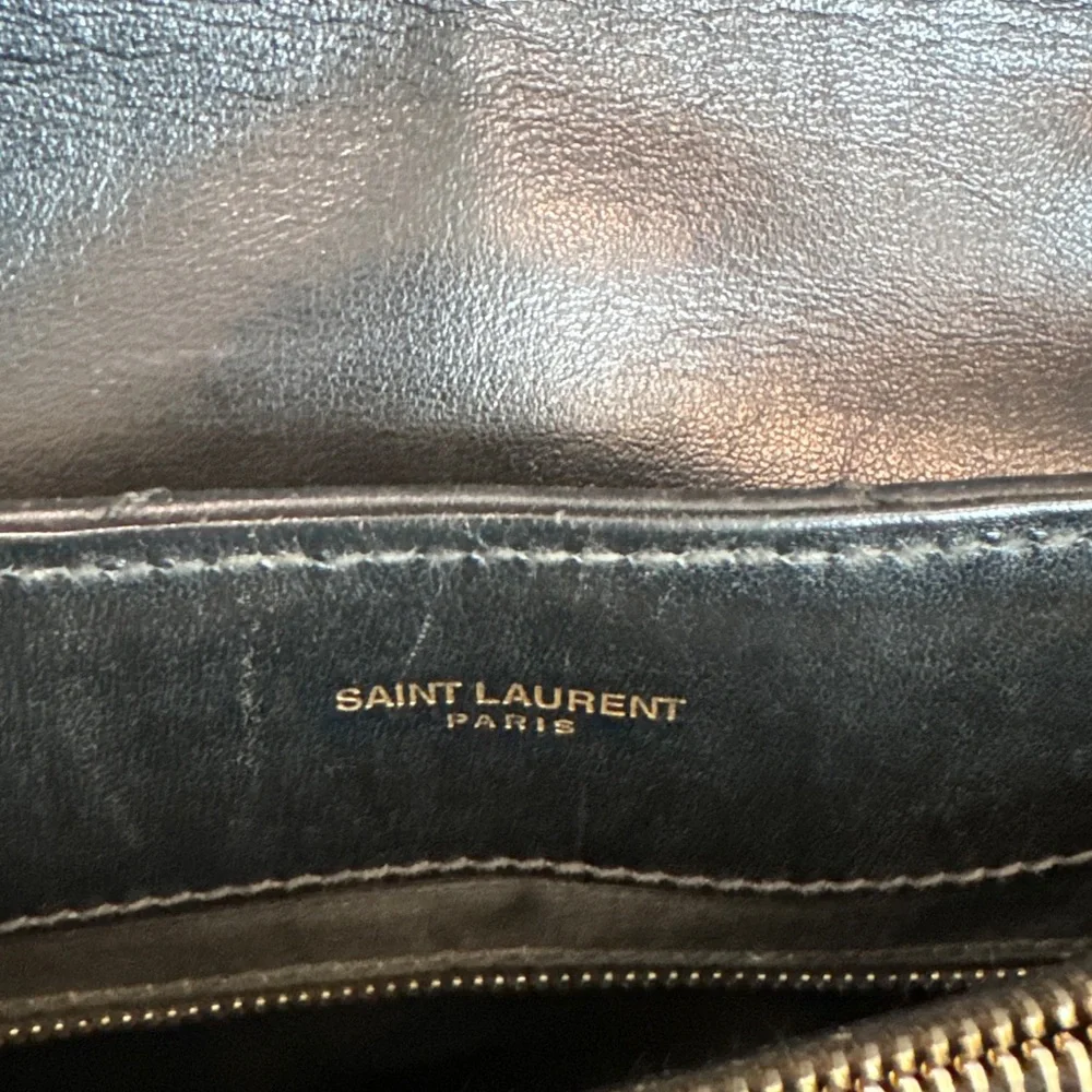 Yves Saint Laurent chevron quilted